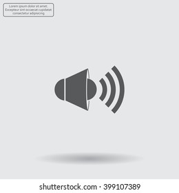 Sound Icon, Vector Illustration.
