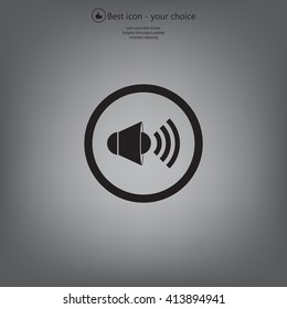 Sound Icon, Vector Illustration.
