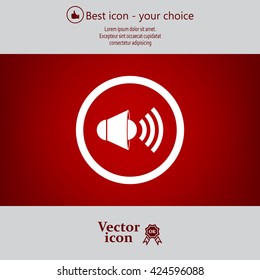 Sound Icon, Vector Illustration.