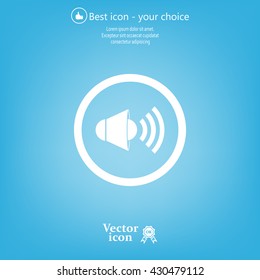 Sound Icon, Vector Illustration.