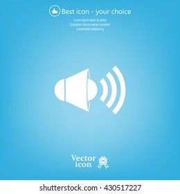 Sound Icon, Vector Illustration.