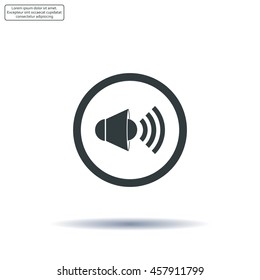 Sound Icon, Vector Illustration.