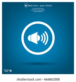 Sound Icon, Vector Illustration.