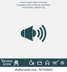 Sound Icon, Vector Illustration.