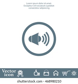 Sound Icon, Vector Illustration.