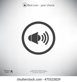 Sound Icon, Vector Illustration.