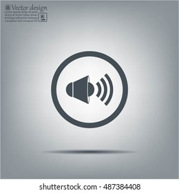 Sound Icon, Vector Illustration.