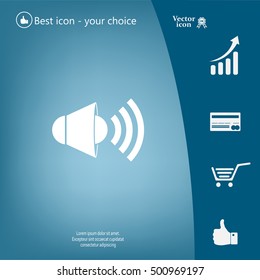 Sound Icon, Vector Illustration.