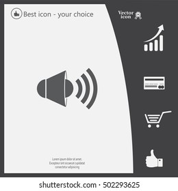 Sound Icon, Vector Illustration.
