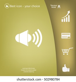 Sound Icon, Vector Illustration.