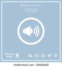 Sound Icon, Vector Illustration.