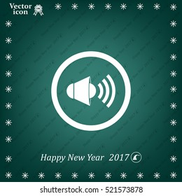 Sound Icon, Vector Illustration.