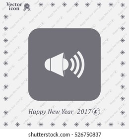 Sound Icon, Vector Illustration.