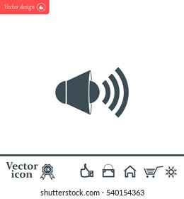 Sound Icon, Vector Illustration.