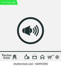 Sound Icon, Vector Illustration.