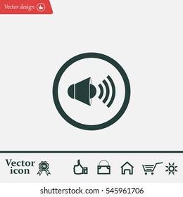 Sound Icon, Vector Illustration.