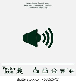 Sound Icon, Vector Illustration.