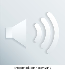 sound icon vector illustration