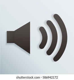 sound icon vector illustration