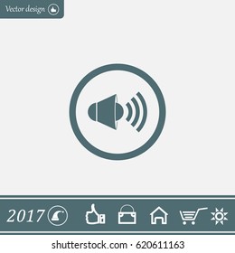 Sound Icon, Vector Illustration.