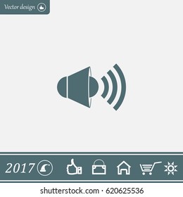 Sound Icon, Vector Illustration.