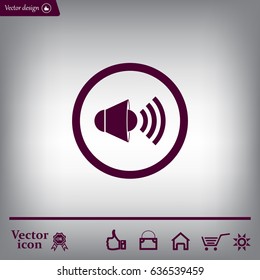 Sound Icon, Vector Illustration.