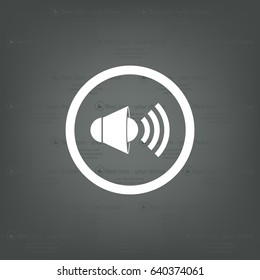 Sound Icon, Vector Illustration.
