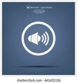 Sound Icon, Vector Illustration.
