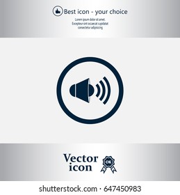Sound Icon, Vector Illustration.