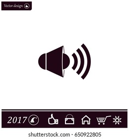 Sound Icon, Vector Illustration.