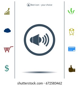 Sound Icon, Vector Illustration.