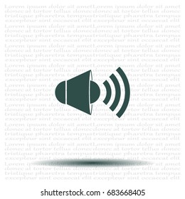 Sound Icon, Vector Illustration.