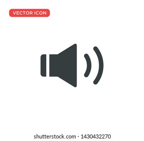 Sound Icon Vector Illustration Design