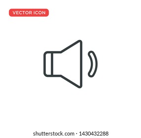 Sound Icon Vector Illustration Design