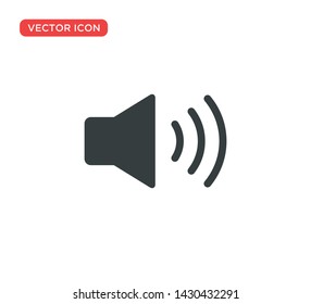 Sound Icon Vector Illustration Design