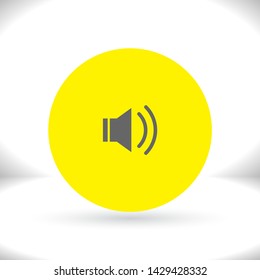sound icon vector . Lorem Ipsum Illustration design