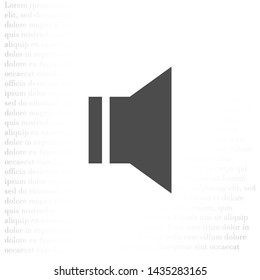 sound icon vector . Lorem Ipsum Illustration design