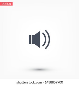 sound icon vector . Lorem Ipsum Illustration design