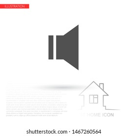 sound icon vector . Lorem Ipsum Illustration design
