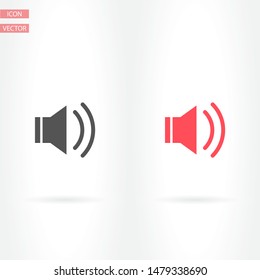 sound icon vector . Lorem Ipsum Illustration design