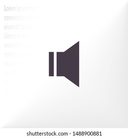 sound icon vector . Lorem Ipsum Illustration design