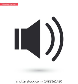 sound icon vector . Lorem Ipsum Illustration design