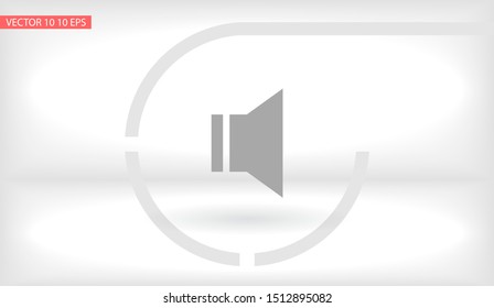 sound icon vector . Lorem Ipsum Illustration design