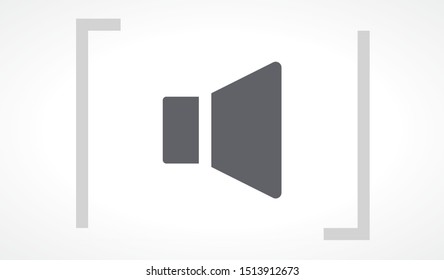 Sound icon vector. lorem ipsum Flat Design JPG