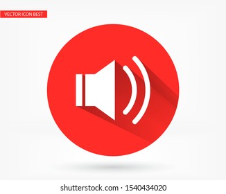 sound icon vector . Lorem Ipsum Illustration design