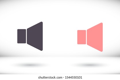 Sound icon vector. lorem ipsum Flat Design JPG