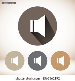 sound icon vector . Lorem Ipsum Illustration design