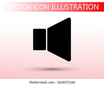 Sound icon vector. lorem ipsum Flat Design JPG