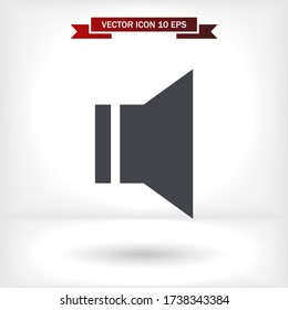 sound icon vector . Lorem Ipsum Illustration design