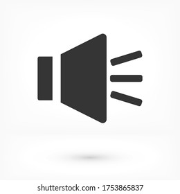 Vector de icono de sonido. lorem ipsum Flat Design JPG